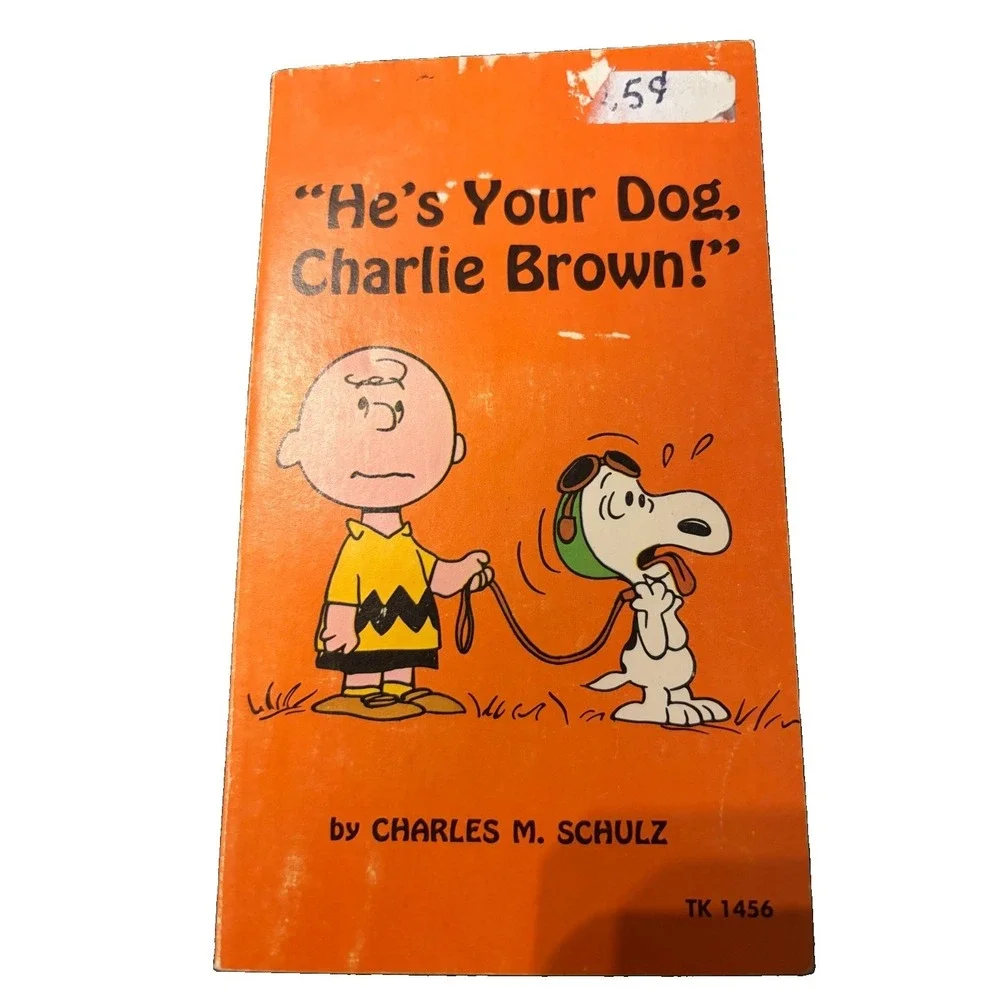 1974 He's Your Dog Charlie Brown Peanuts Snoopy Schulz Scholastic Paperback